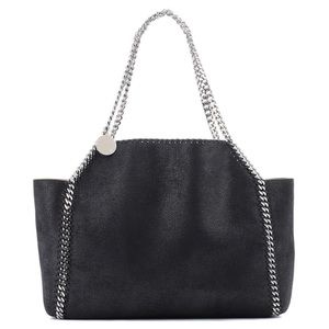 NEW WITH DUSTER- REVERSIBLE- Stella McCartney Falabella Black Shaggy Tote Bag